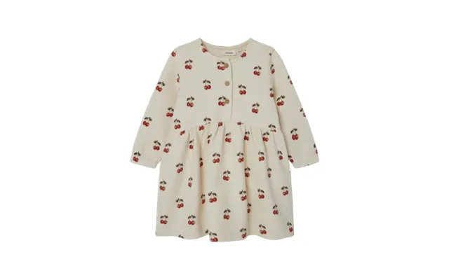 Lil Atelier Ronja Sweat Dress Med Kirsebær - Whitecap Gray