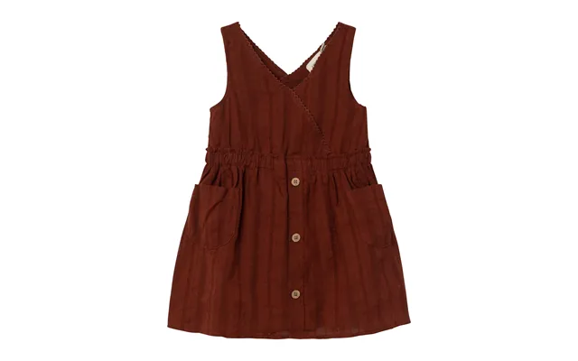 Lil Atelier Runa Dress - Fired Brick