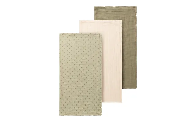 Lil Atelier Stofbleer 3 Pak - Moss Grey