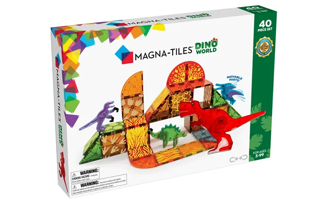Magna-tiles Magnetisk Legetøj - Dino Verden
