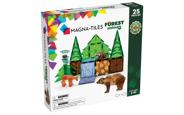 Magna-tiles Magnetisk Legetøj - Skovens Dyr