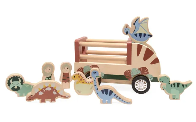 Magni Dinobil Pull Back - Rød