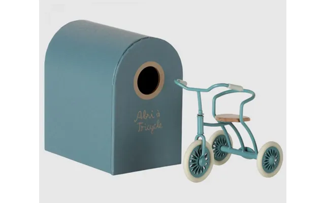Maileg Abri Á Tricycle - Petroleumsblå