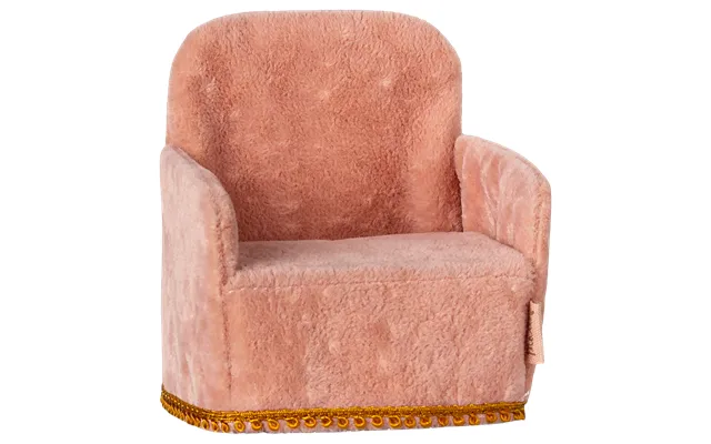 Maileg Foldbar Stol, Mus - Rosa
