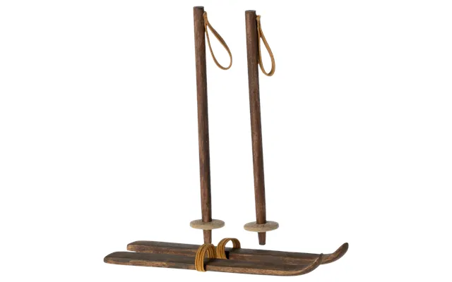 Maileg Ski Og Skistave - Storebror & Storesøster product image