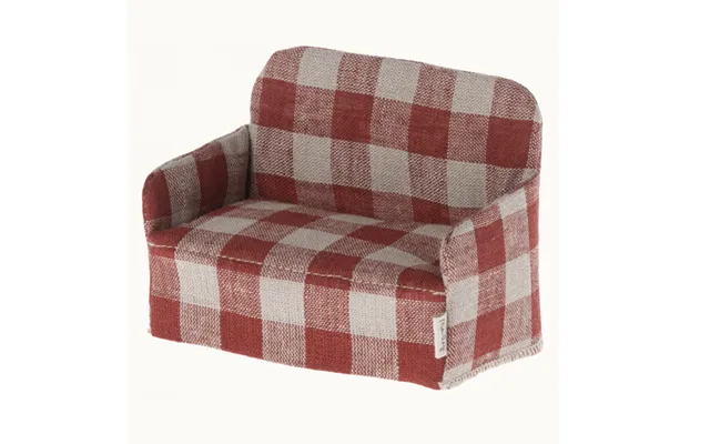 Maileg Sofa Til Mus - Rød Ternet