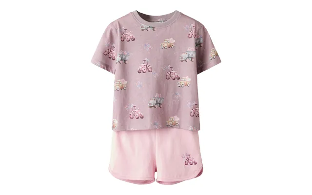 Name It Helga Shorts Sæt - Elderberry Cameo Pink Shorts