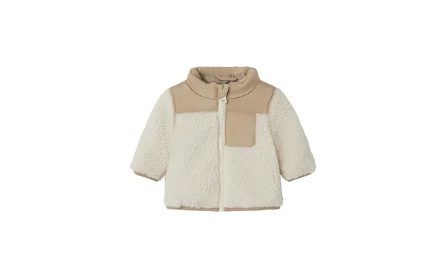 Name It Mosie Teddy Jacket - Whitecap Gray