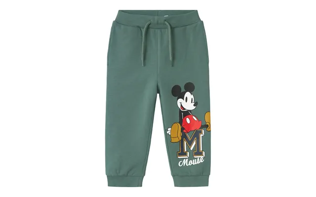 Name It Nayel Mickey Mouse Sweat Pants - Dark Forest