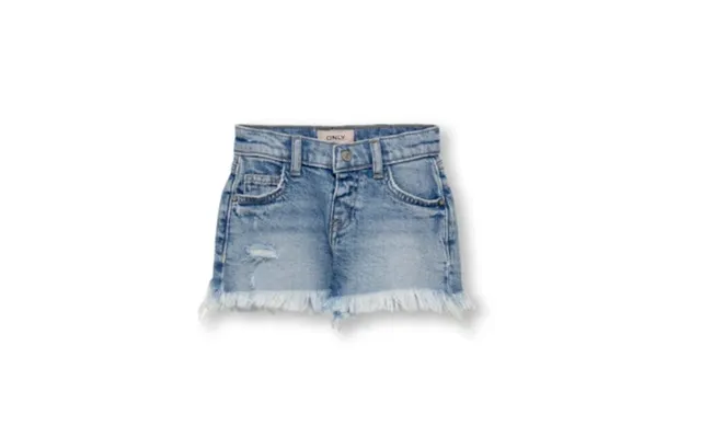 Only Mini Robyn Vintage Denim Shorts - Light Blue Denim