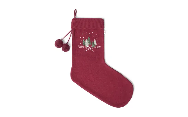 That's Mine Carly Christmas Sock - Rhubarb