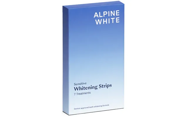 Alpine White Whitening & Care Whitening Strips Sensitive 14 Pcs