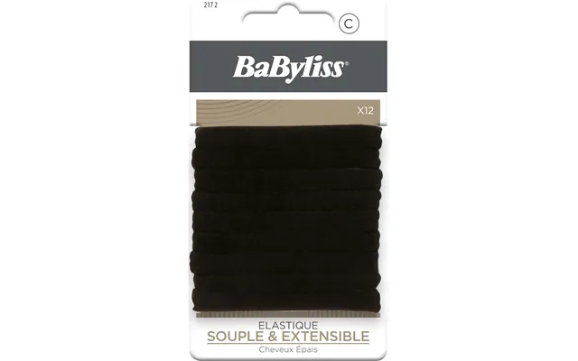 Babyliss Paris Accessories Soft Hair Elastics 12 Stk