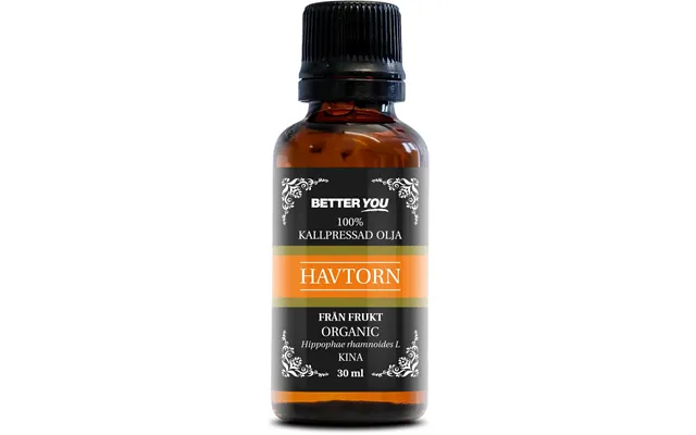 Better You Eko Kallpressad Havtornsolja 30 Ml