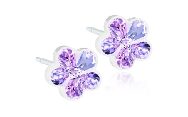 Blomdahl Medical Plastic Flower 6mm Violett