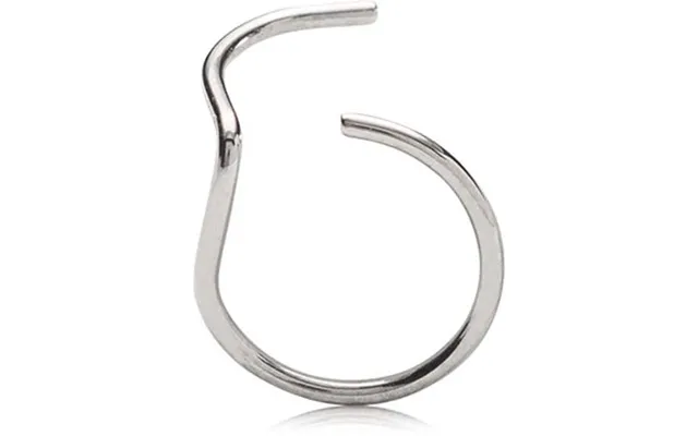 Blomdahl Natural Titanium Nose Ring 10 Mm Right