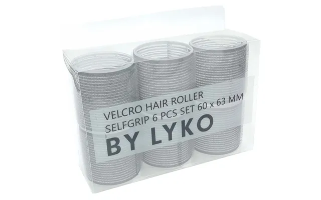 By Lyko Self Grip Hair Roller Grey 6 Pcs 60 X 63 Mm