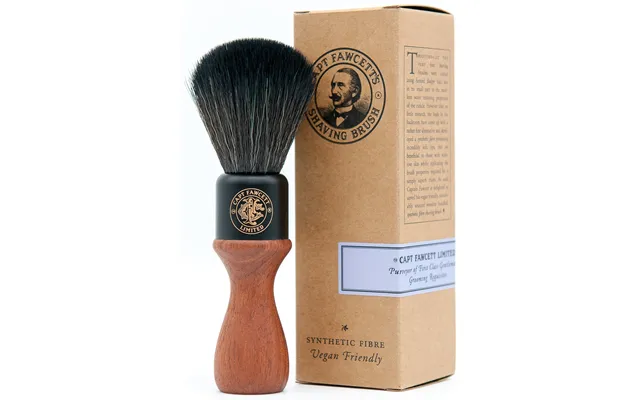 Captain Fawcett Syntethic Fibre Shaving Brush Wooden Handle
