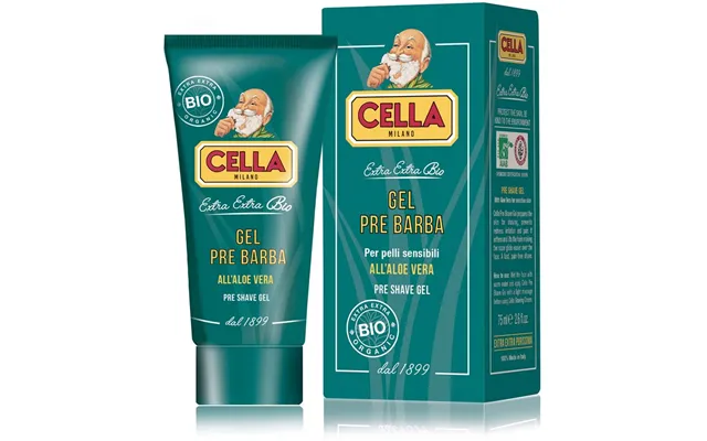 Cella Milano Organic Pre Shave Gel 75 Ml