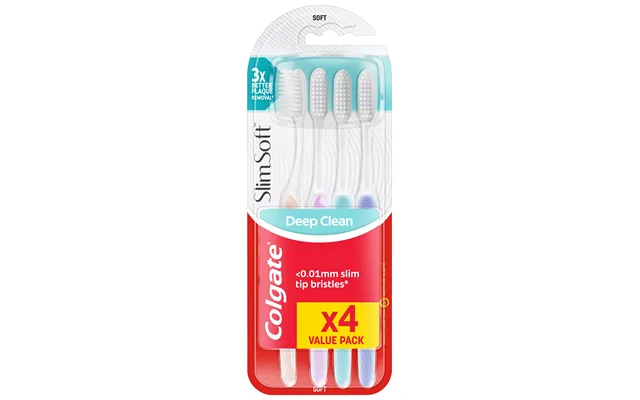 Colgate Toothbrush Slim Soft 4-pack