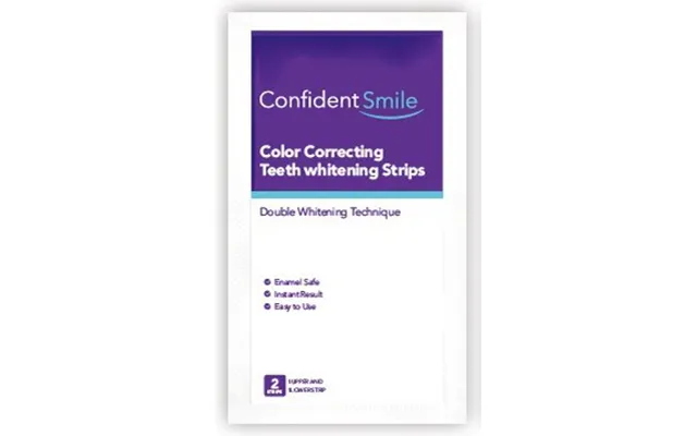 Confidentsmile Color Correcting Teeth Whitening Strips 28 Stk