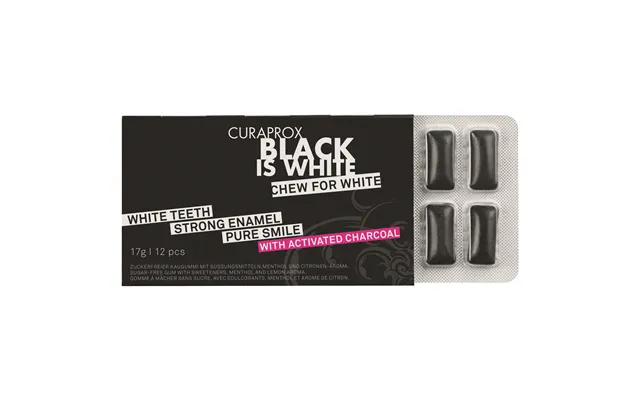 Curaprox Black Is White Tuggummi