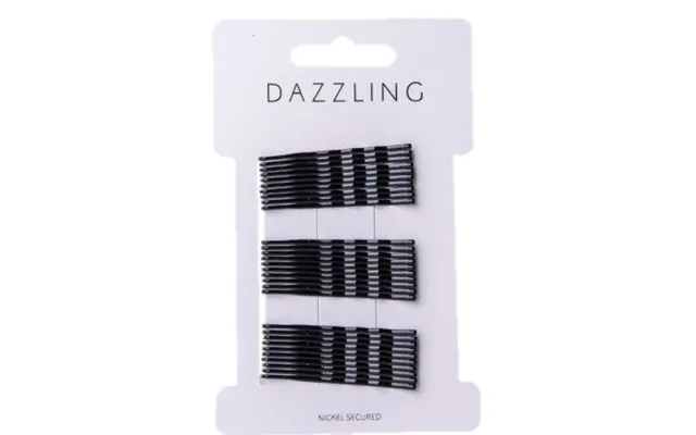 Dazzling Hår 30-pack Bobby Pins Black