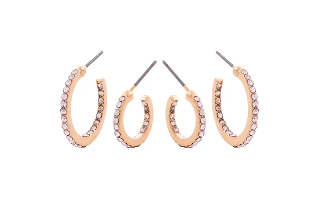 Dazzling J11 2-pack Hoops Gold
