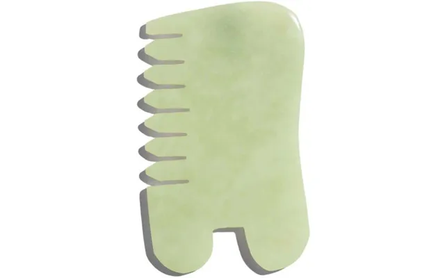 Earth Harbor Island Jade Gemstone Gua Sha Massaging Comb