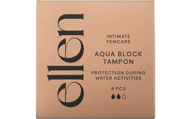 Ellen Aqua Block Tampon 8 Pcs