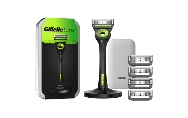 Gillette Labs With Exfoliating Bar Razor Travel Case 5 Blades