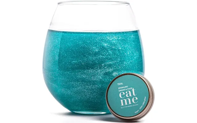 Glitter Eco Lovers Eat Me Teal