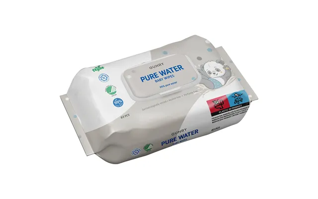 Gunry Pure Water Baby Wipes 63 Stk
