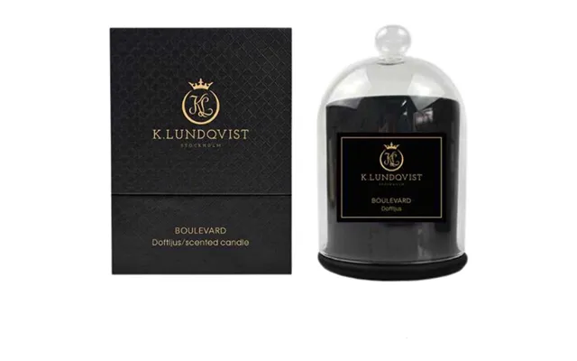 K. Lundqvist Stockholm Scented Candle With Glass Cover Boulevard