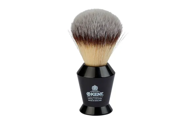 Kent Brushes Infinity Silvertex Synthetic Shaving Brush Black