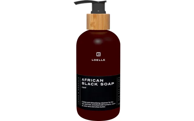 Loelle African Black Soap Liquid 250 Ml
