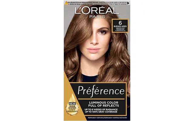 Loreal Paris Préférence Permanent Hair Color 6 Buenos Aires