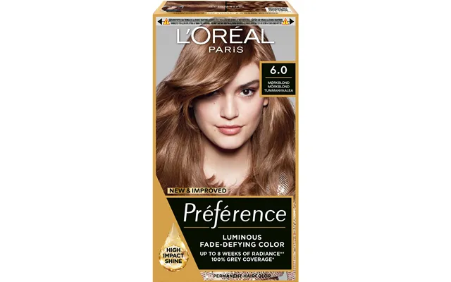 Loreal Paris Préférence Permanent Haircolor 6 Sofia