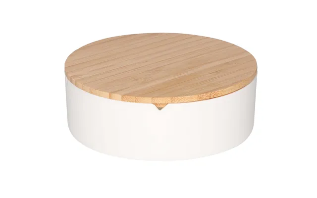 Mineas Box Round With Bamboo Lid