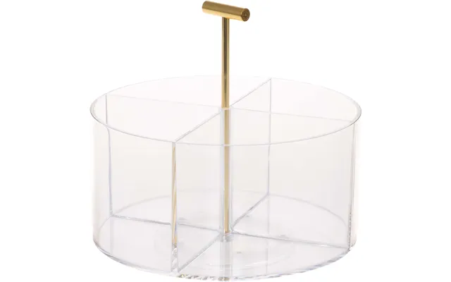 Mineas Spinning Organizer With Handle Transparent