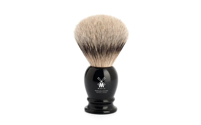Mühle Barberkost Silvertip Badger Classic Resin Black-l