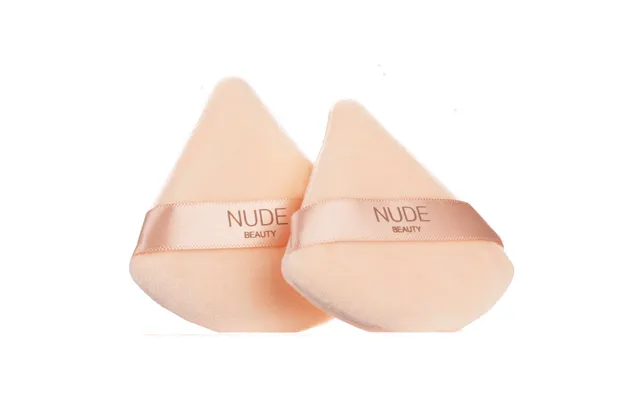 Nude Beauty Triangle Powder Puff Duo