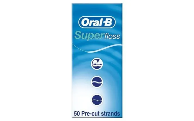 Oral B Super Dental Floss Pre-cut 50 Counts