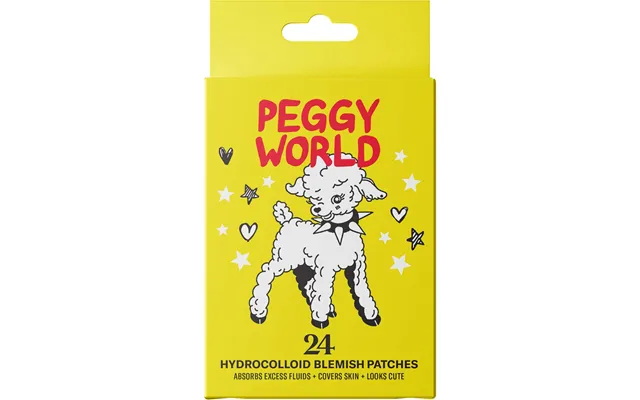 Peggy World Blemish Patches Stars And Hearts Yellow
