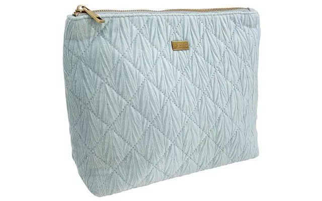Pipol Bazaar Triangle Cosmetic Bag Quilted Light Blue