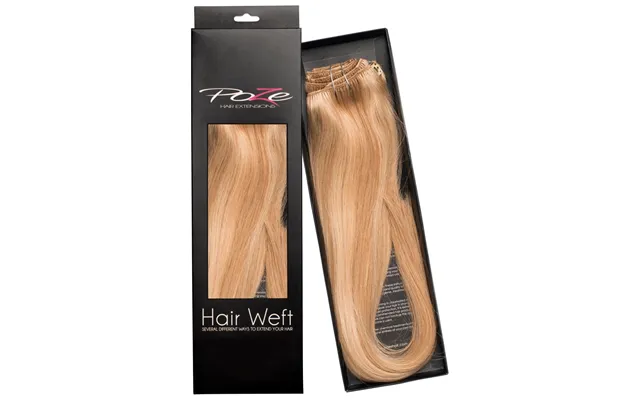 Poze Hairextensions Poze Hårträns Äkta P10b 11n Glam Blonde 50cm
