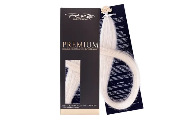 Poze Hairextensions Poze Keratin Premium Extensions 1001 Platinum