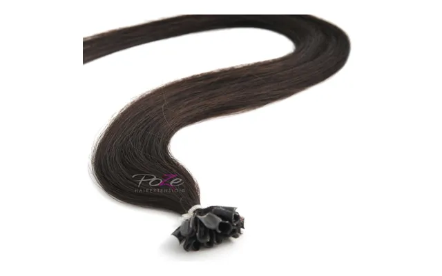Poze Hairextensions Poze Keratin Standard 40cm 1b Midnight Brown