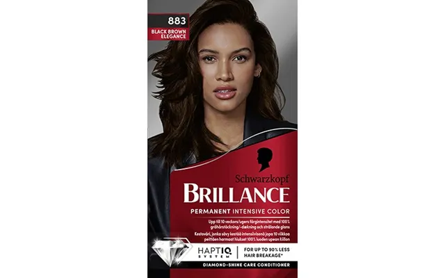 Schwarzkopf Brillance Hair Color 883 Blackbrown Elegance