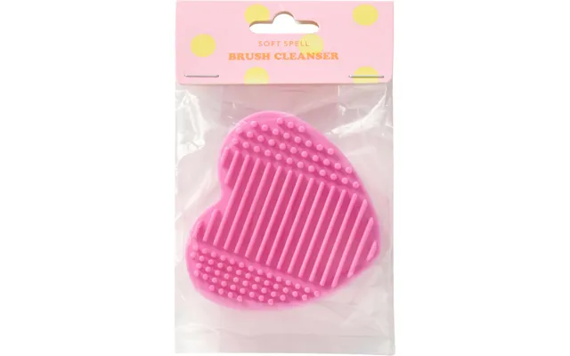 Soft Spell Brush Cleanser Heart-shaped Cleaning Pad